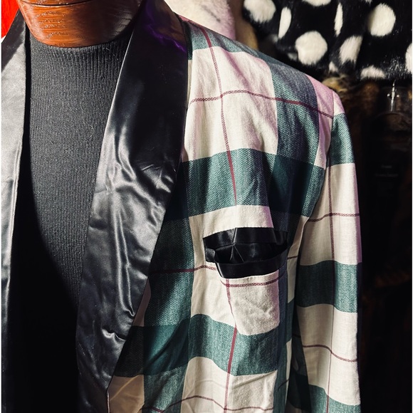 Aaardvark’s Odd Ark 80s Vintage Plaid Blazer - Picture 4 of 6